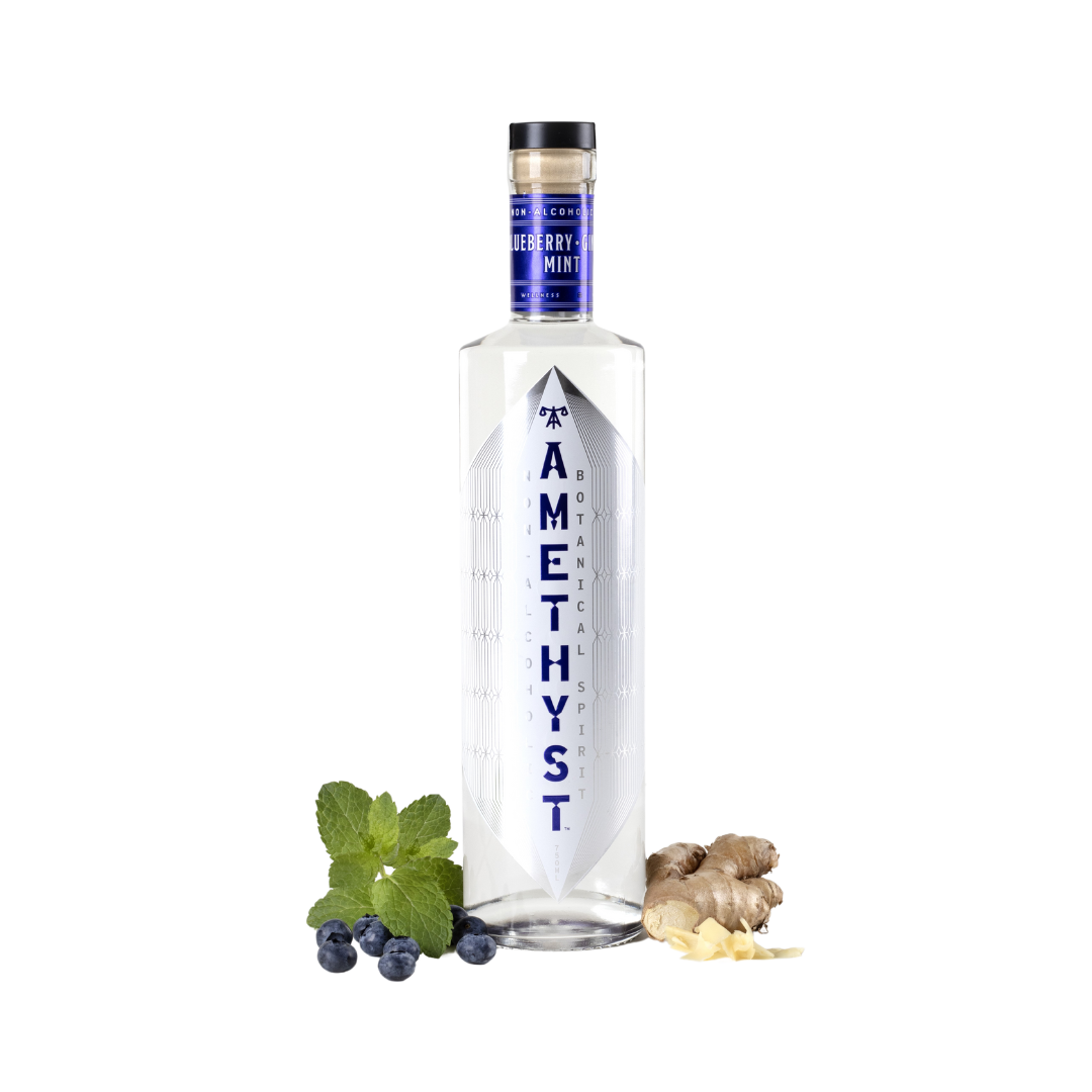 Amethyst NA Spirits - Blueberry Ginger Mint