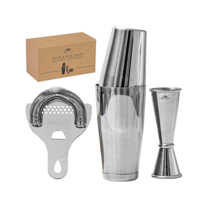 A Bar Above - 4 Piece Cocktail Shaker Set